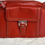 Jones New York  Vintage Red leather purse shoulder bag Photo 1