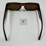 Rectangle 90s Style Sunglasses / Leopard 90s Sunglasses Multi Photo 2