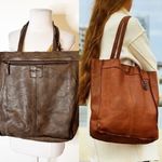 NWT Harbour 2nd Elbe Chocolate brown Leather Tote Bag Purse Photo 1
