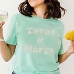 Wildfox tacos and margs graphic distressed t shirt Photo 0