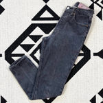 Levi's Vintage  80s 901 Ultra High Rise Jeans in Stonewash Gray Black Photo 0