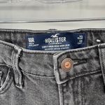 Hollister Vintage Y2K  Curvy High-Rise Mom Jeans Rose‎ Embroidered Black sz 00R Photo 3