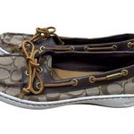 Coach  Richelle Womens Signature Brown Flats Size 10B SKU 7324 Photo 4