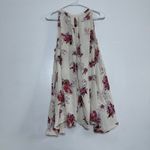 Free People Tree Swing Floral Print Sleeveless Flowy Tank Blouse Bohemian Sz M Photo 4
