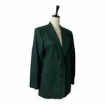 Laura Gayle Vintage Petite Hunter Green Notch Lapel Wool Blazer Women’s Size 10P Photo 1