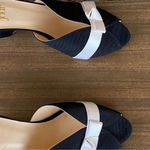 O jour bow accent slides shoes size 8 Black Photo 8