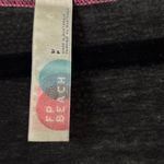 Free People  Beach Black Short Sleeve V-Neck Tee Photo 5