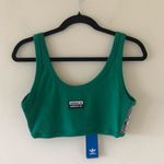 Adidas  Logo Tape Bra / Crop Top, NWT, Size Large Photo 10