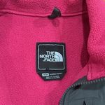 The North Face Denali Sweater Fleece Jacket Zip Up Women's Grey Magenta size M Photo 4