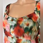 J.Crew  Squareneck Top size 8  Liberty Hazy Days Floral Tie Back Puff Sleeves Photo 3