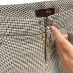 Crosby Mid Rise Plaid Ankle Length Skinny Leg Trouser Pants Size 4 Photo 6