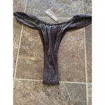 SKIMS  Glitter Swim Bikini Bottom Cocoa Size 2X Photo 4