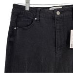 TINSEL NWT The Mom Jean Distressed Black Wash Size 13 Juniors Ankle Length Photo 3