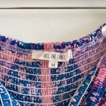 Abel the label  Floral Boho Smocked Tiered Ruffle Hem Maxi Dress Size Medium Photo 4