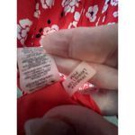 Karl Lagerfeld Floral-Print Pleated A-Line Skirt Size 10 Red Photo 7