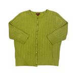 Merona light green cable knot 3/4 length sleeve cardigan Photo 1
