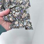 ASTR Ditsy Floral Smocked Cropped Bodice Long Puff Sleeve Blouse Size S Photo 7