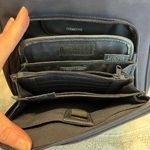 Vintage Strada Navy Blue Purse Handbag Crossbody Several Compartments Photo 5