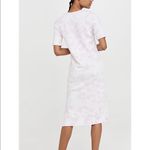 525 America 525 Tie Dye Short Sleeve Sweatshirt Dress in Electric Lilac Size Extra Small Photo 4