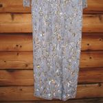 Mac Duggal   93939 Womens  High Neck Long Sleeve Embellished Column Gown Dress Photo 9