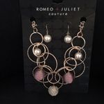 Romeo + Juliet Couture Romeo & Juliet Pearls Circles, Pink Necklace Set Photo 0