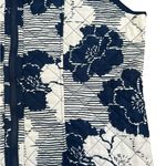 Alfred Dunner Reversible Floral Quilted Vest Blue Size 16 Photo 4