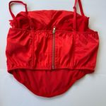 Urban Outfitters  Red Satin Corset Top Medium Photo 10