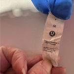 Lululemon Wundermost Blue Ultra-Soft Nulu Mockneck Sleeveless Bodysuit Medium Photo 13