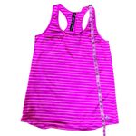 RBX Athletic Sporty Workout Striped Racerback Tank Sz M Pink Size M Photo 7
