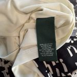 Ralph Lauren Black White Geo Faux Wrap Tie 3/4 Sleeve Stretch Sheath Dress 4 Photo 8