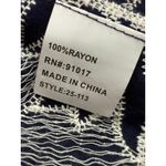 Solitaire NWOT  by Zarr Khasla Floral Lace Blouse 1X Embroidered‎ Boho Scalloped Photo 3