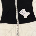 Gap  size small black sleeveless ruffle neck knit top GUC Photo 6