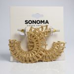 Sonoma‎ Goods For Life Gold Tone Semi Hoop Earrings Fashion Jewelry NEW Photo 0