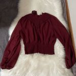 ZARA  maroon women's top    Photo 5