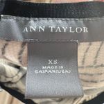 Ann Taylor Y2K Low Rise XS Black Asian Print A-Line Knee Length Skirt Lyocell Photo 3