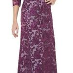 JS Collections  Illusion Bateau Neck‎ Embroidered Gown Photo 0