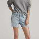 Rag and Bone  Boy Shorts Martini Denim Shorts Size 26‎ Distressed Ripped Frayed Hem Photo 0