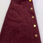 Guess burgundy scalloped skirt Photo 2