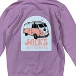 Jacks Surfboards Pink Van Hoodie Lavender California Beach Graphic Pullover M Purple Size M Photo 2