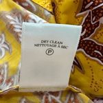 ALC Frank ALC Myra Floral‎ Mini Dress Women's Size 2 Yellow Beige Long Sleeve Photo 12