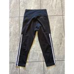 Adidas  Leggings Womens Small Black AEROREADY Primegreen 3-Stripes Pockets 7/8 Photo 1