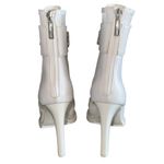 Karl Lagerfeld  Blayze Mesh Peep Toe Heel Booties White Size Wmns 8.5 Photo 4