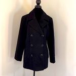 Collection By Gallery Women’s Pea Coat.‎ Size Medium Black Black Photo 2