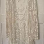 Nina Leonard Large/XL Lace Kimono Cardigan, Bridal Kimono, Bridal Shower Kimono Photo 0
