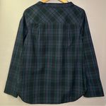 J.Crew NWT Jeweled Funnel Neck Top Blackwatch Tartan Plaid Blouse Holiday Photo 7