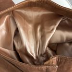 Playboy Vintage Deadstock Y2K 90s Brown Suede Leather Bunny Patch Bikercore Pant Photo 10