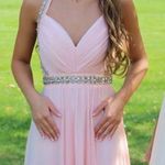 Pink Backless Prom Dress Size 2 Photo 2