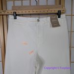 Madewell New!  The Emmett Wide-Leg Crop Jean: tile white Welt Pocket , size 20‎ Photo 4