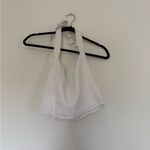 Reformation Malika white linen Halter Top Photo 2