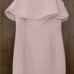 Karl Lagerfeld  Paris blush pink ruffle spaghetti straps bodycon dress, size 2 Photo 5